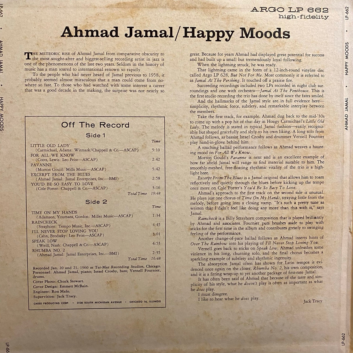 Ahmad Jamal – Happy Moods