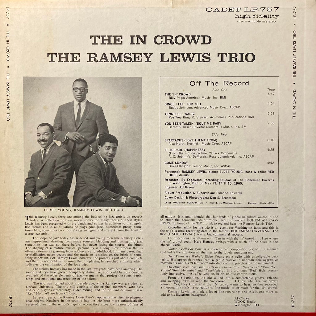 The Ramsey Lewis Trio - The In Crowd