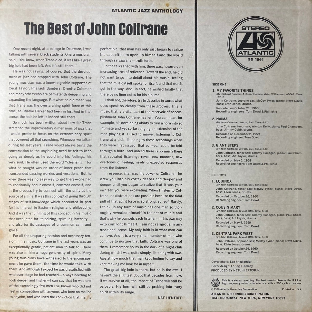 John Coltrane - The Best Of John Coltrane