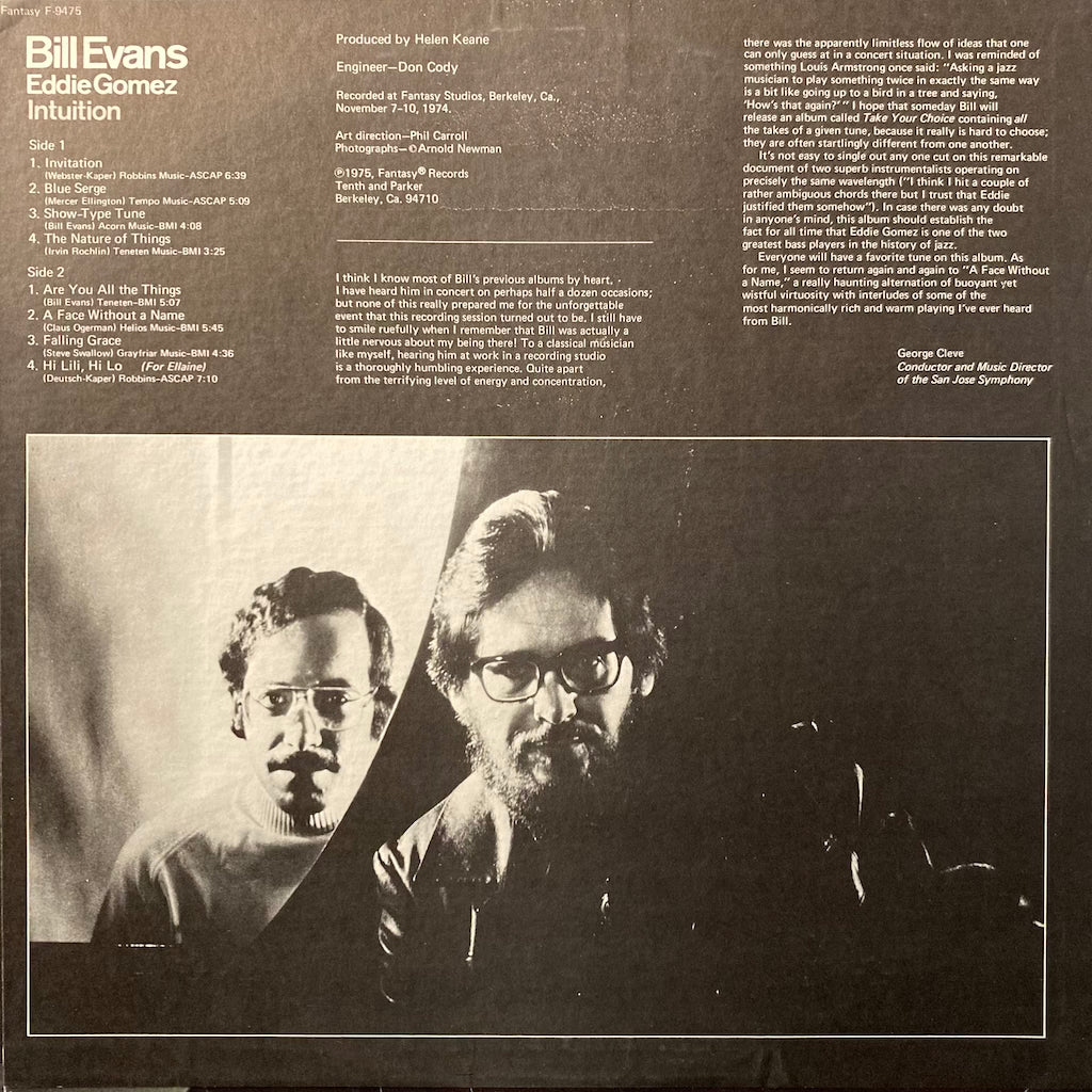 Bill Evans and Eddie Gomez - Intuition