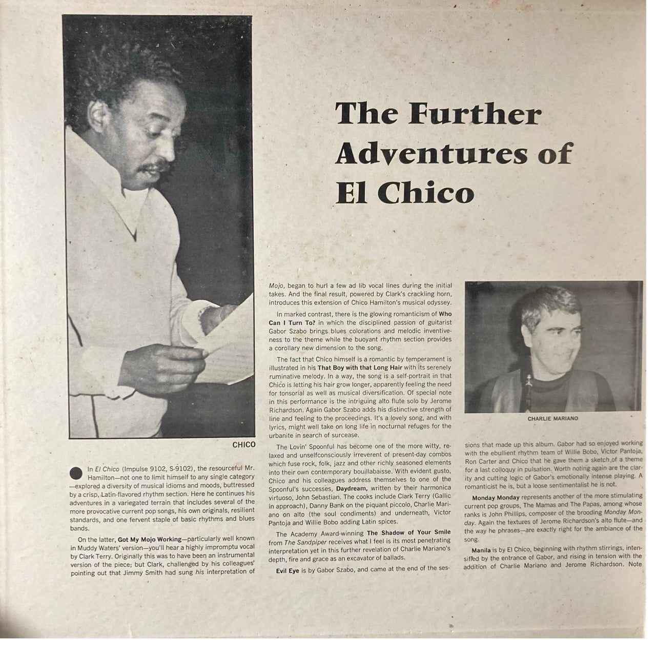 Chico Hamilton - The Further Adventures of El Chico