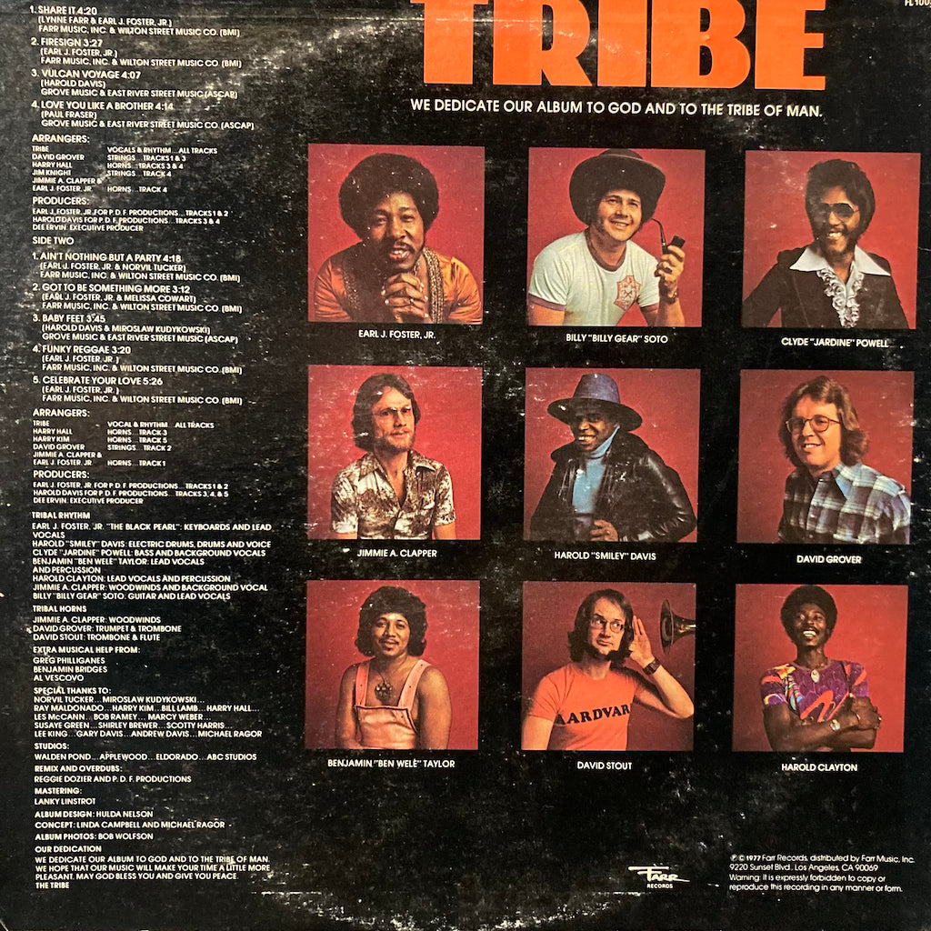 Tribe - Dedication