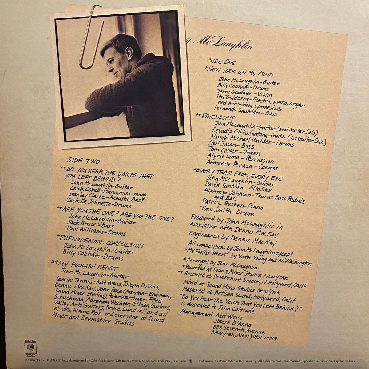 Johnny McLaughlin – Electric Guitarist