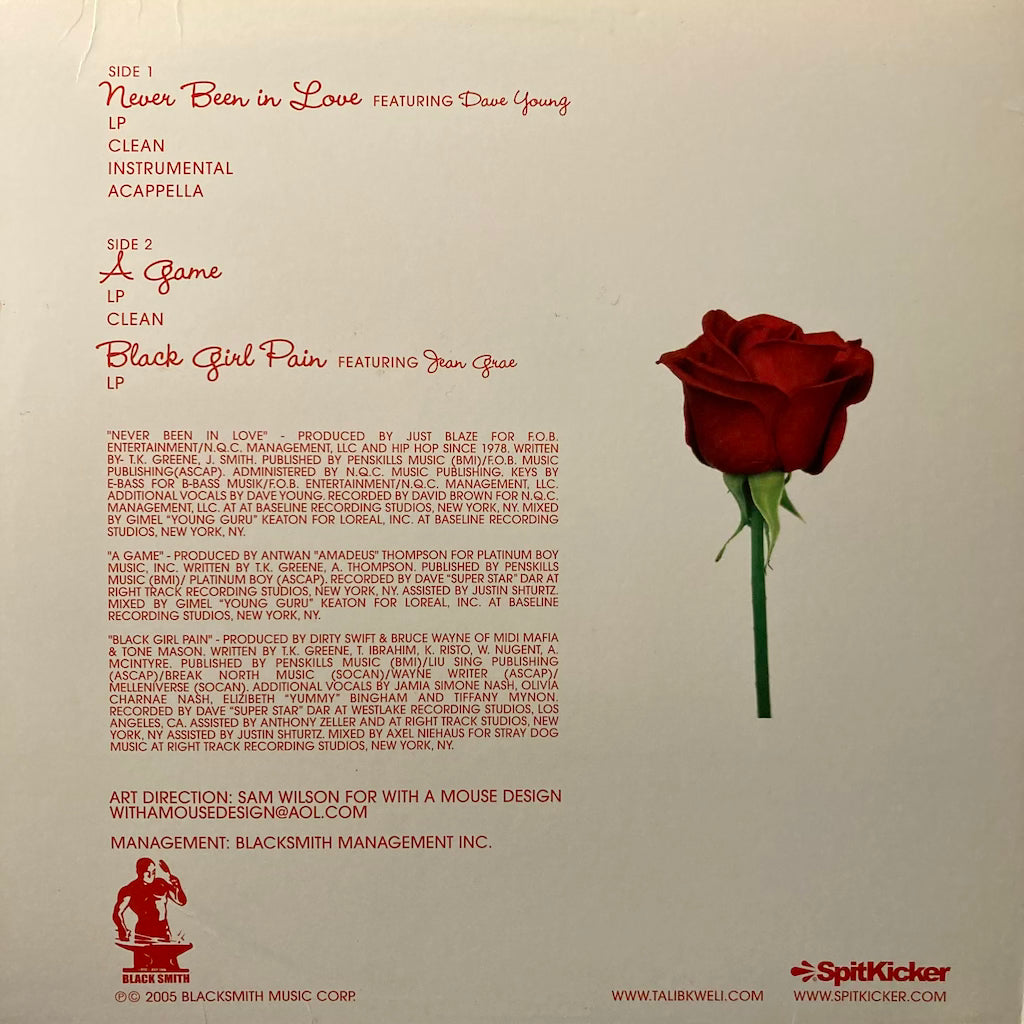 Talib Kweli - Never Been In Love [12"]