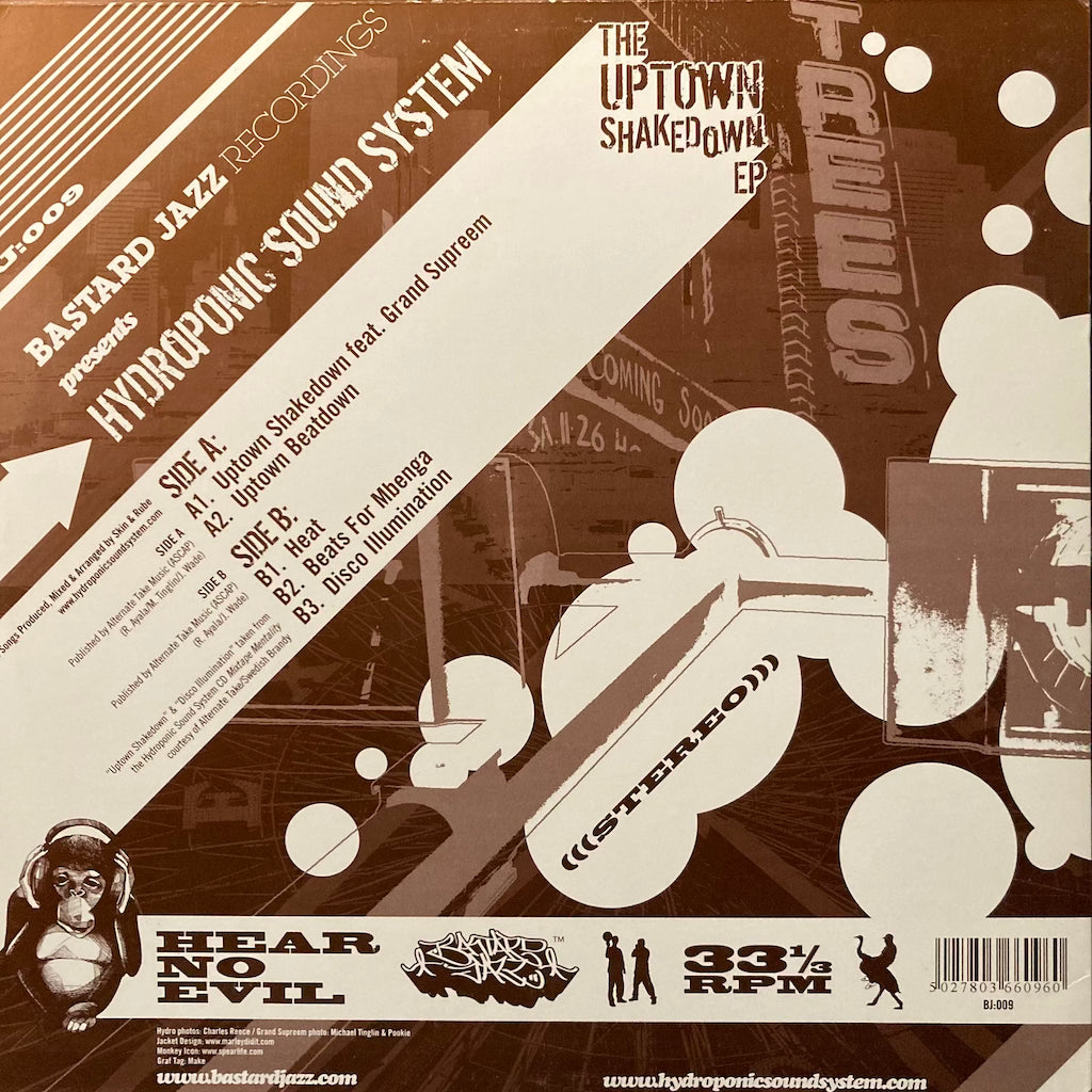 Hydroponic Sound System - The Uptown Shakedown EP [12"]
