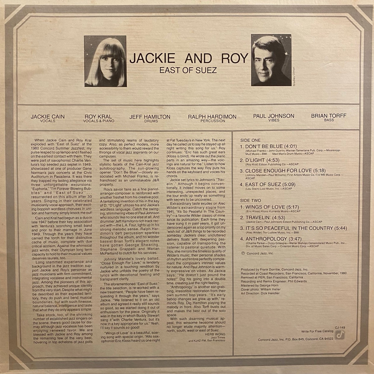 Jackie & Roy – East Of Suez