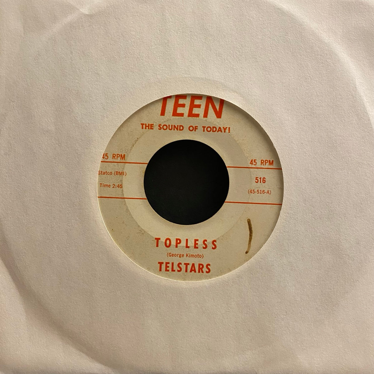 Telstars – Topless / Spaghetti Strap [7"]