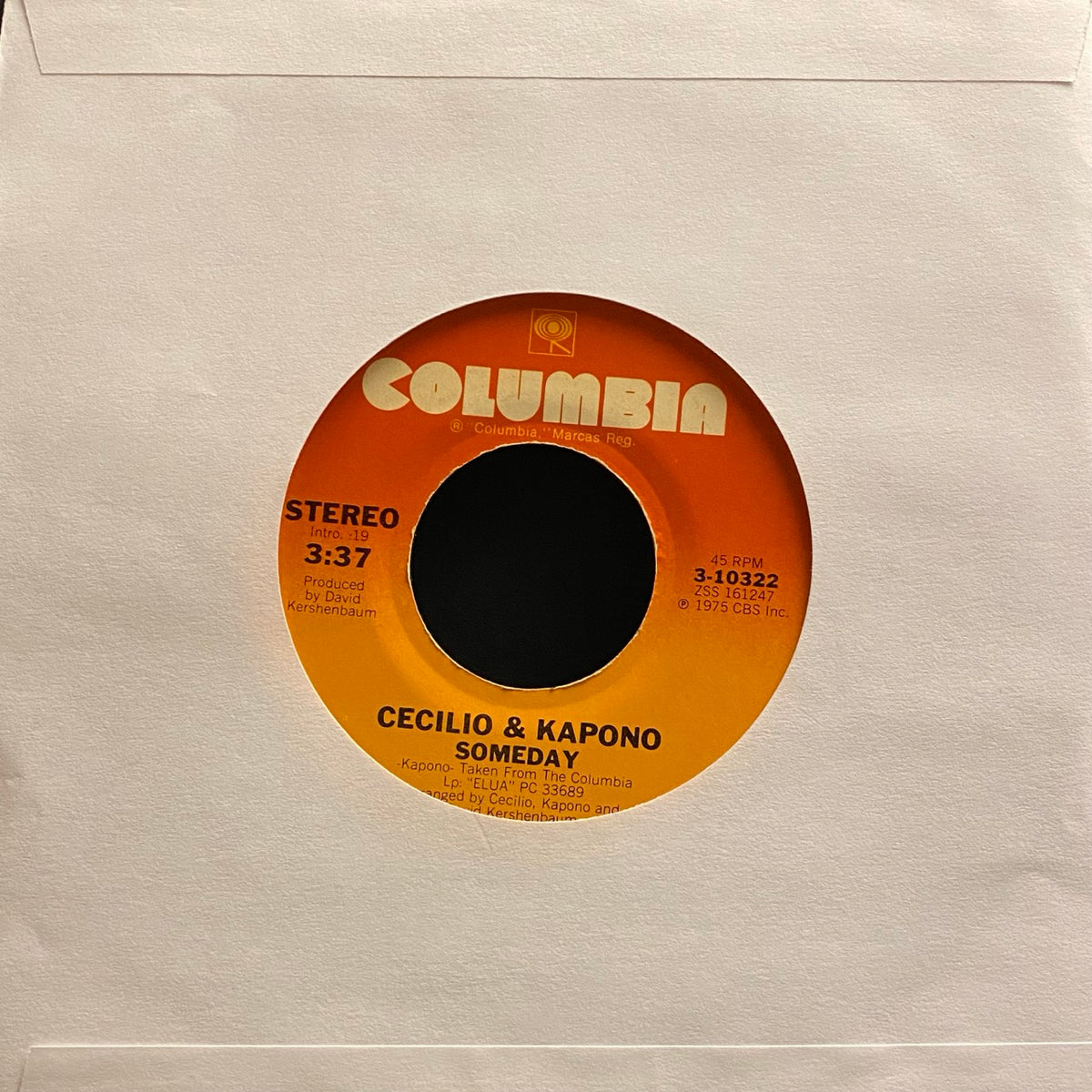 Cecilio & Kapono – About You / Someday [7"]