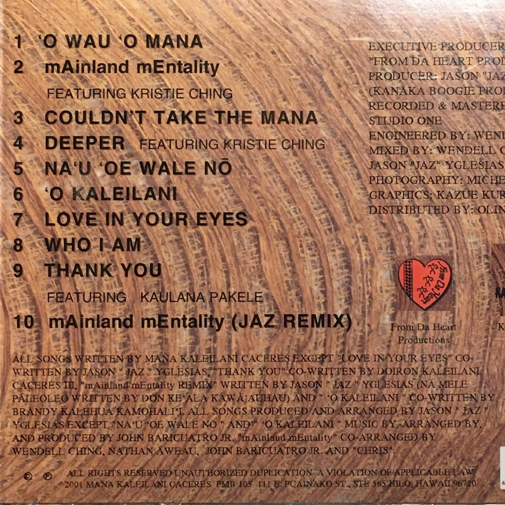 Mana - Kaleilani Caceres - Who I Am... [CD]
