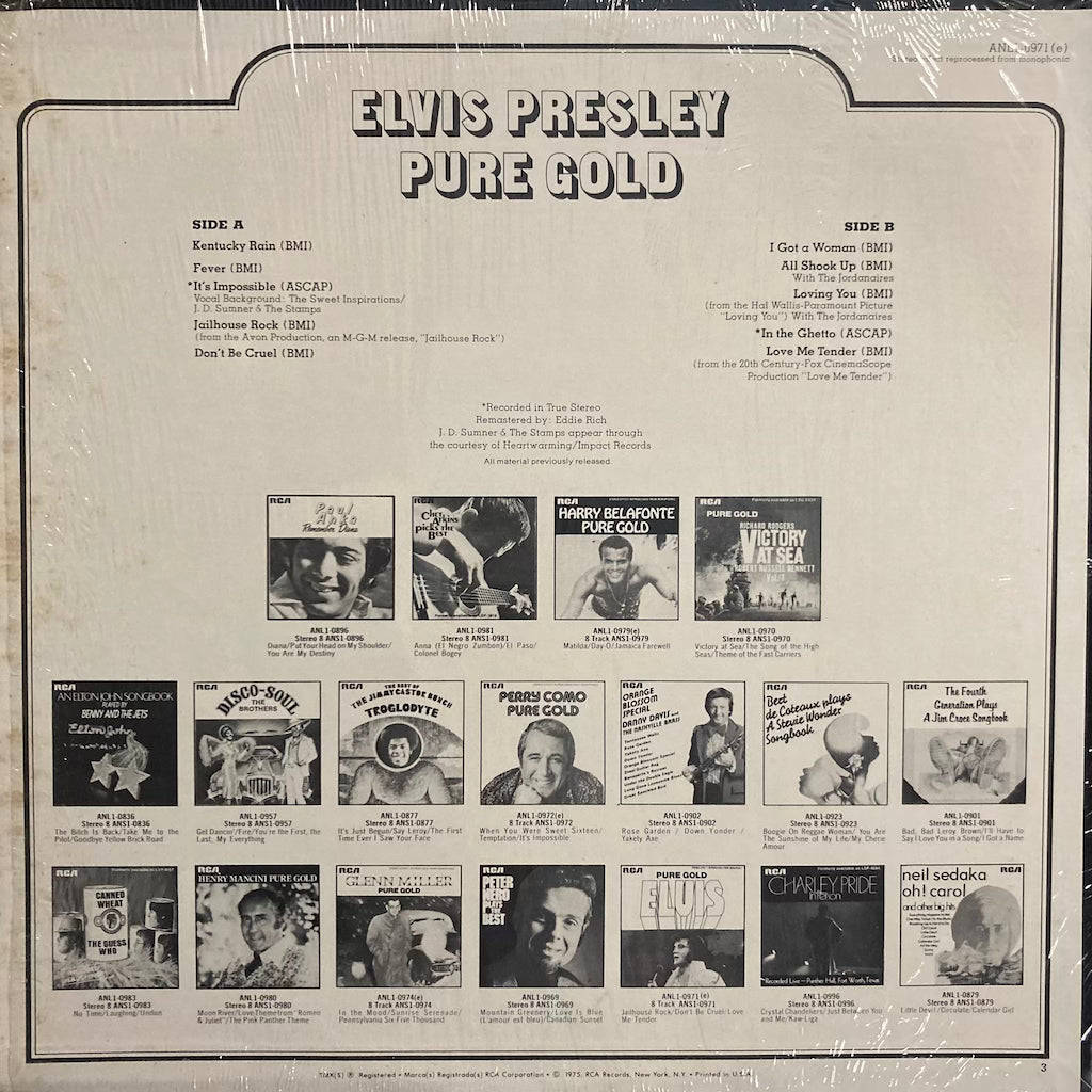 Elivs Presley - Pure Gold