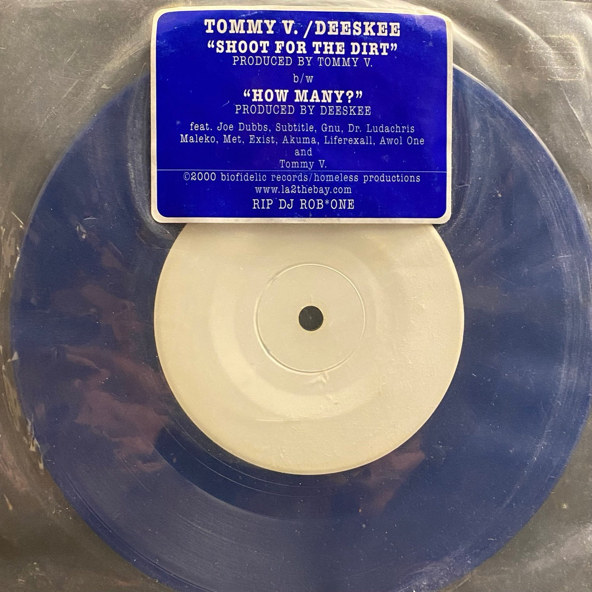 Tommy V / Deeskee – Shoot For The Dirt / How Many Mc's [7"]