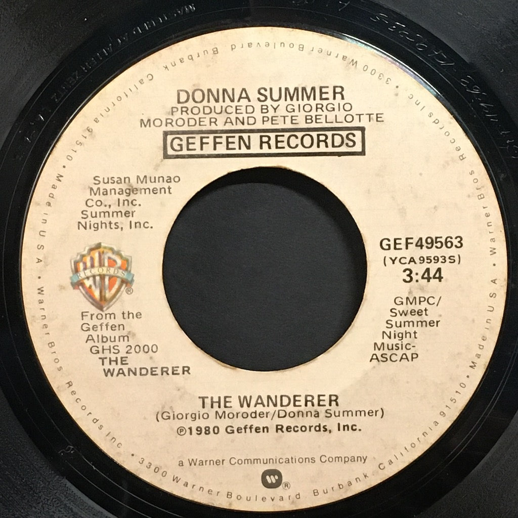 Donna Summer - The Wanderer/Stop Me 7"