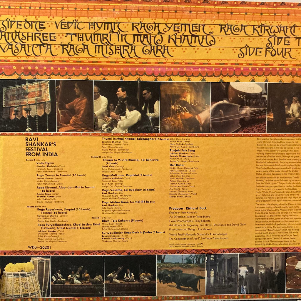 Ravi Shankar - Ravi Shankar's Festival from India 2LP