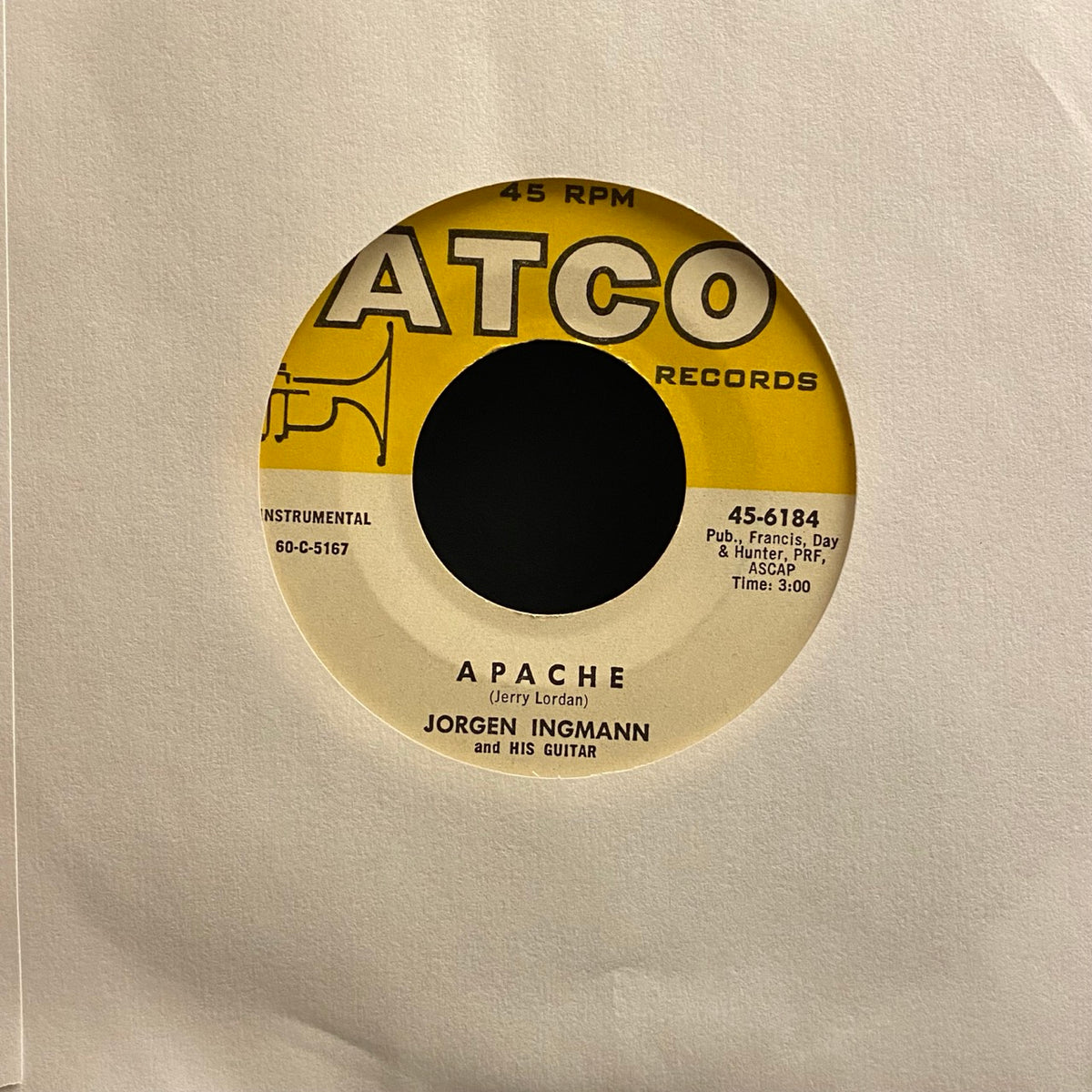 Jørgen Ingmann – Apache / Echo Boogie [7"]