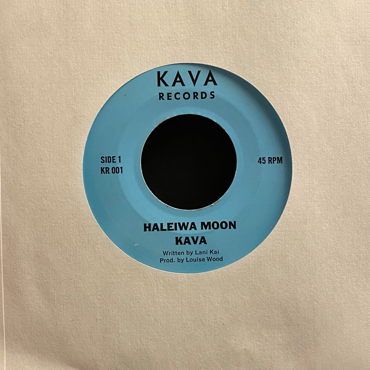 Kava - Haleiwa Moon / Just A Little More Time [7"]