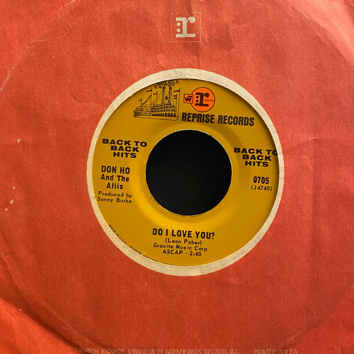 Don Ho And The Aliis – Tiny Bubbles / Do I Love You? [7"]