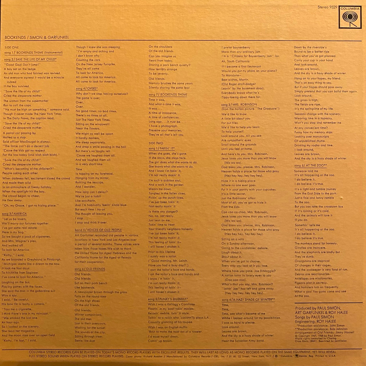 Simon & Garfunkel – Bookends