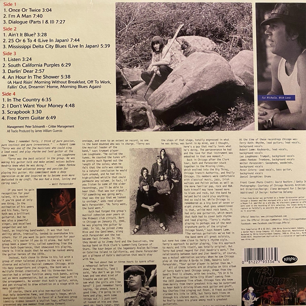Chicago – Chicago Presents The Innovative Guitar Of Terry Kath