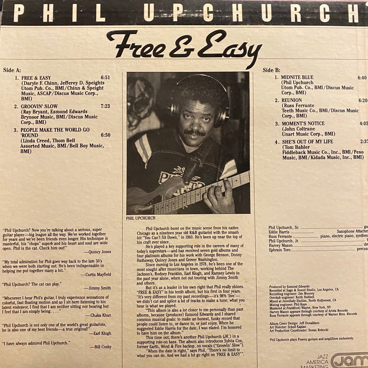 Phil Upchurch – Free & Easy