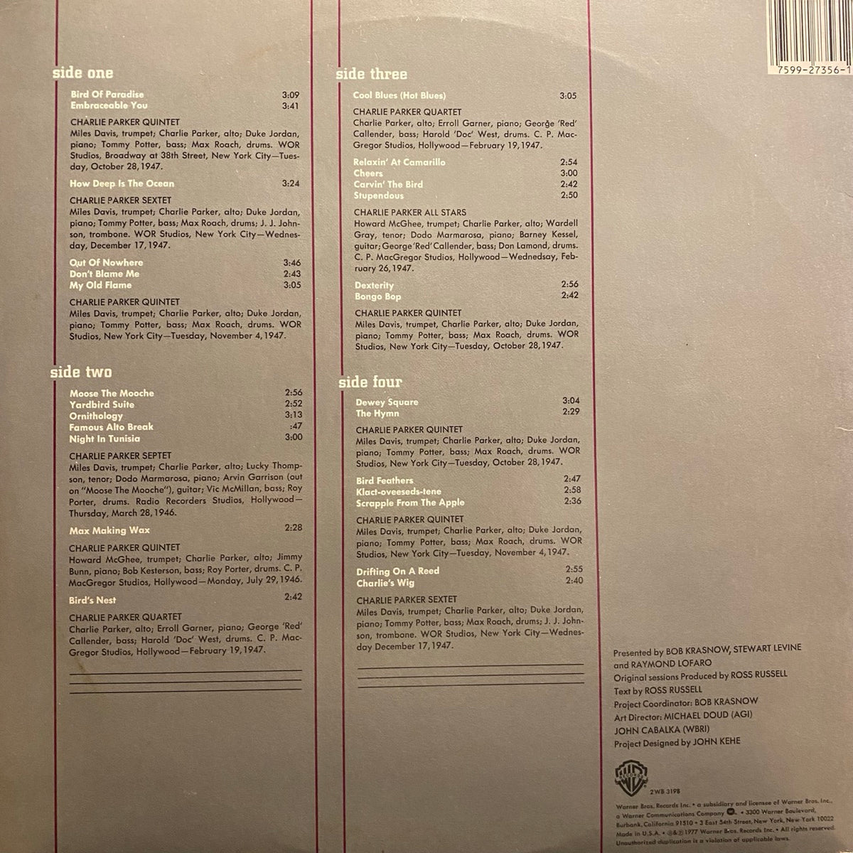Charlie Parker – The Very Best Of Bird [2LP]