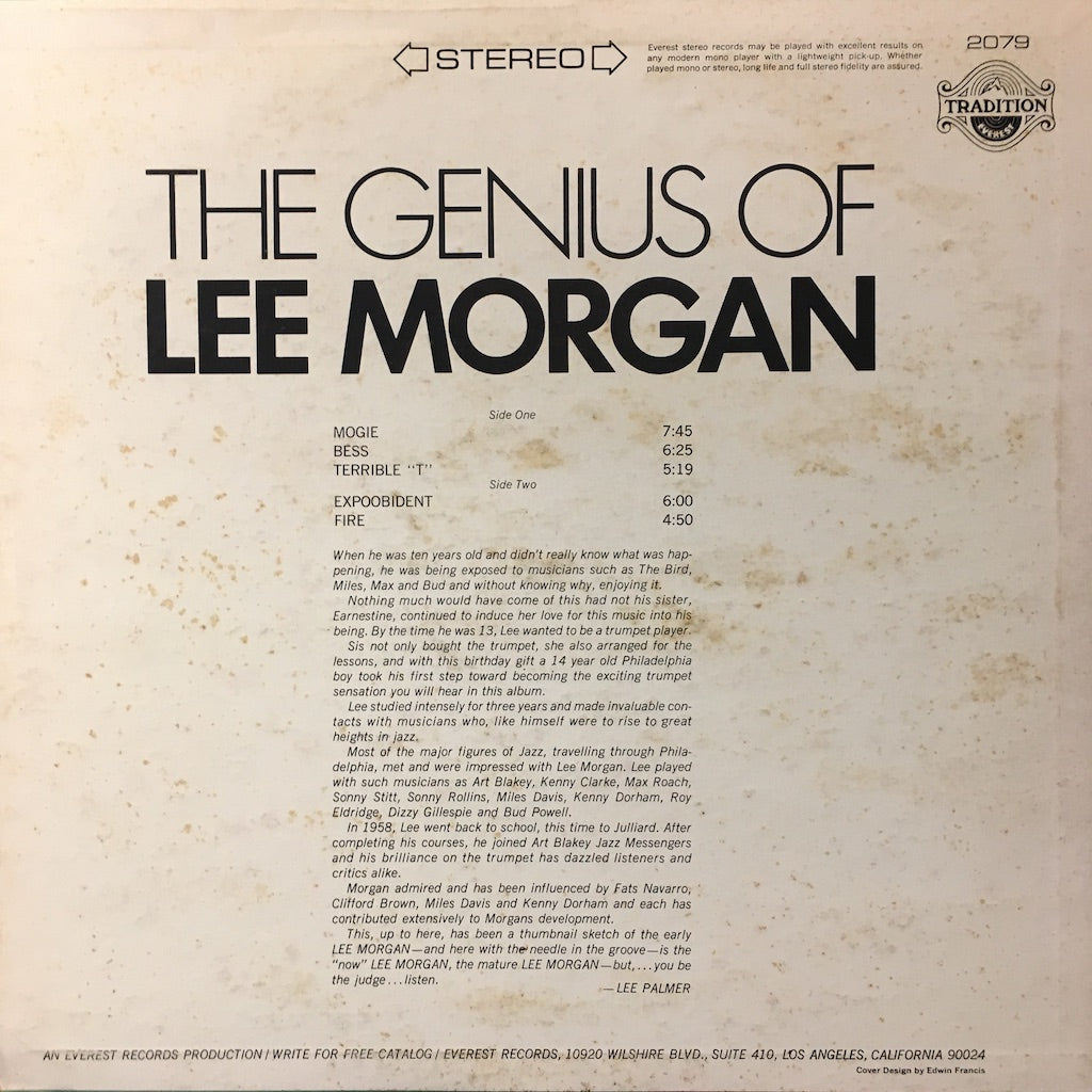 Lee Morgan - The Genius Of Lee Morgan