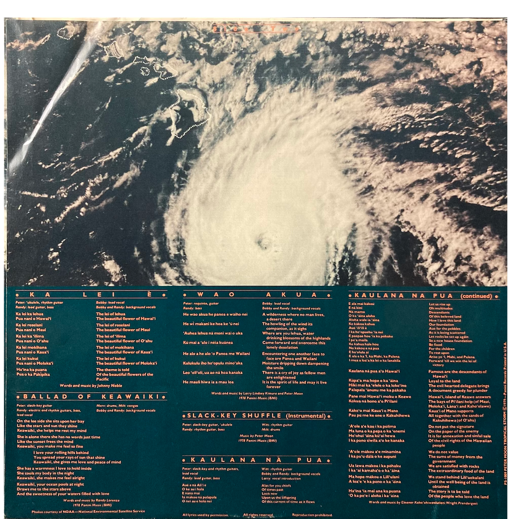 Peter Moon - Tropical Storm