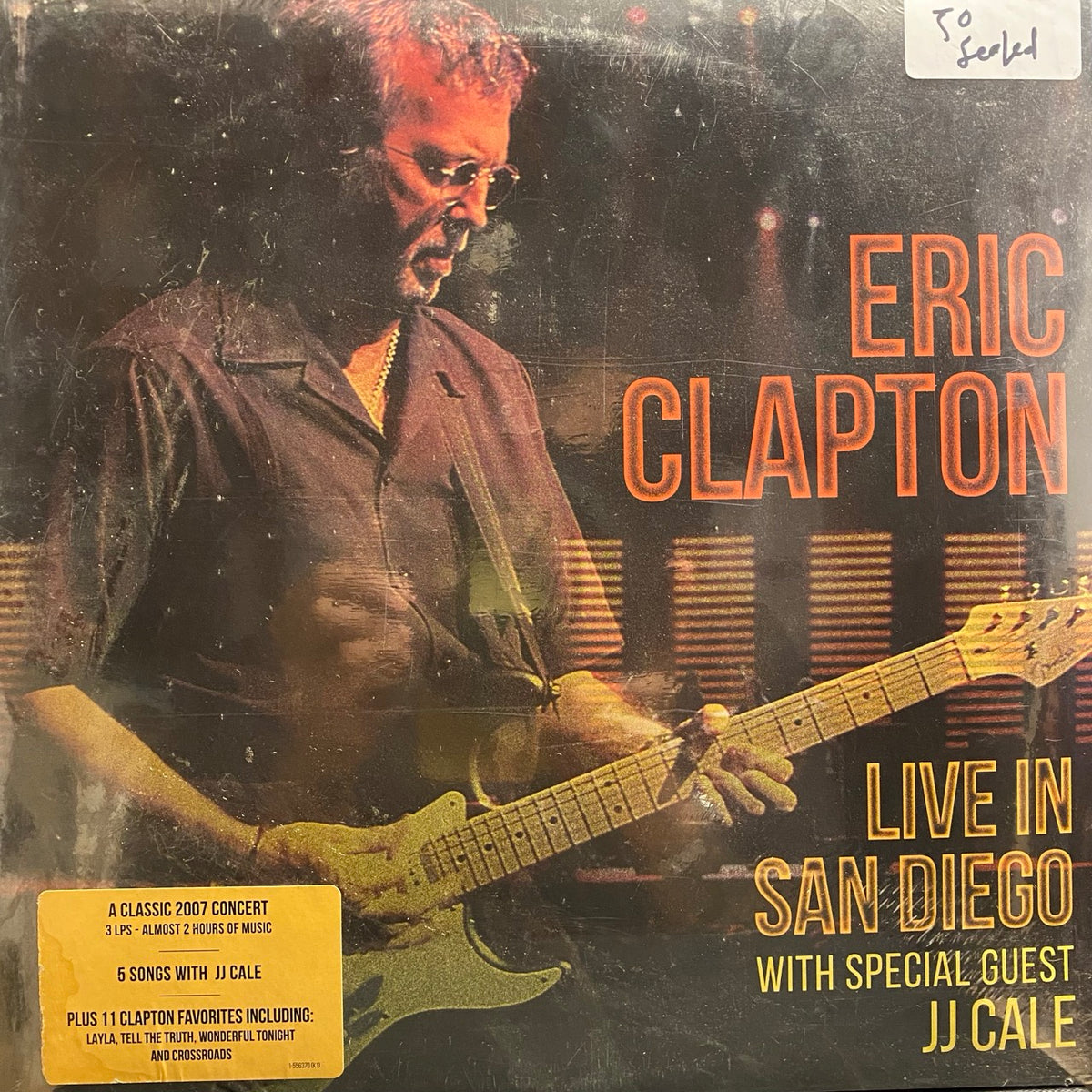 Eric Clapton – Live In San Diego (With Special Guest JJ Cale) [3LP]