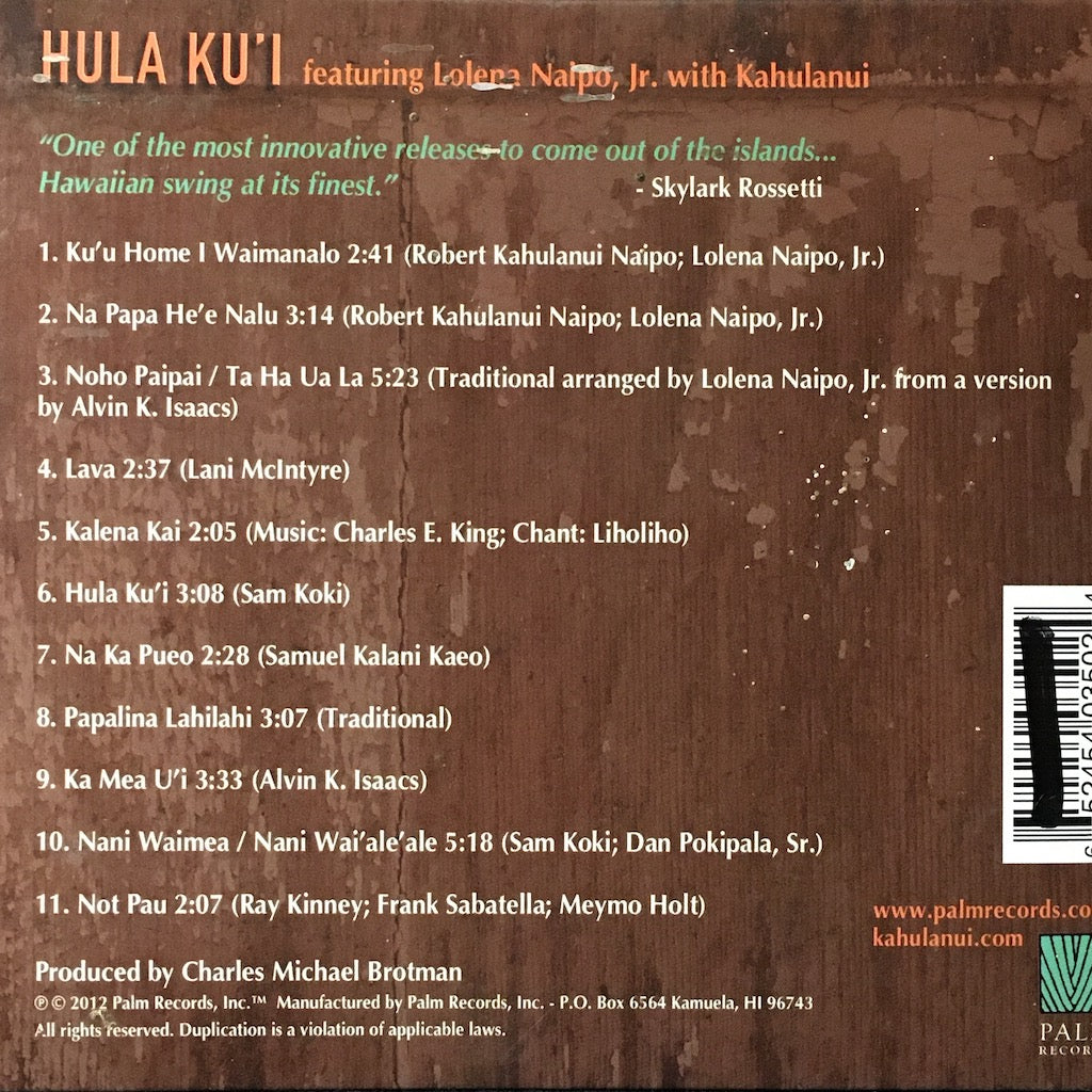 Kahulanui - Hula Ku'i [CD - SIGNED]