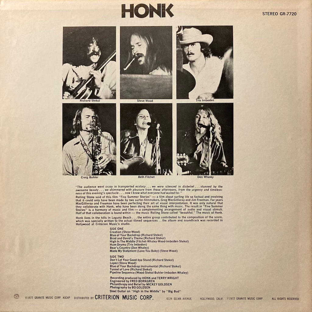 Honk - Five Summer Stories [OST]
