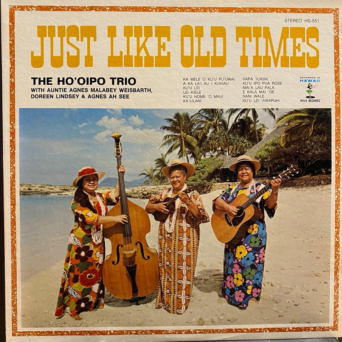 The Ho'oipo Trio – Just Like Old Times