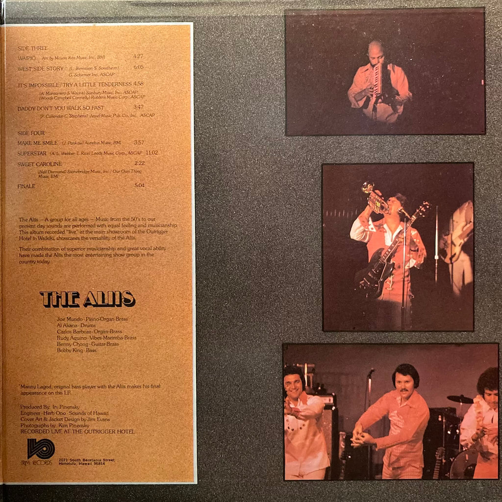 The Aliis - The Allis Live