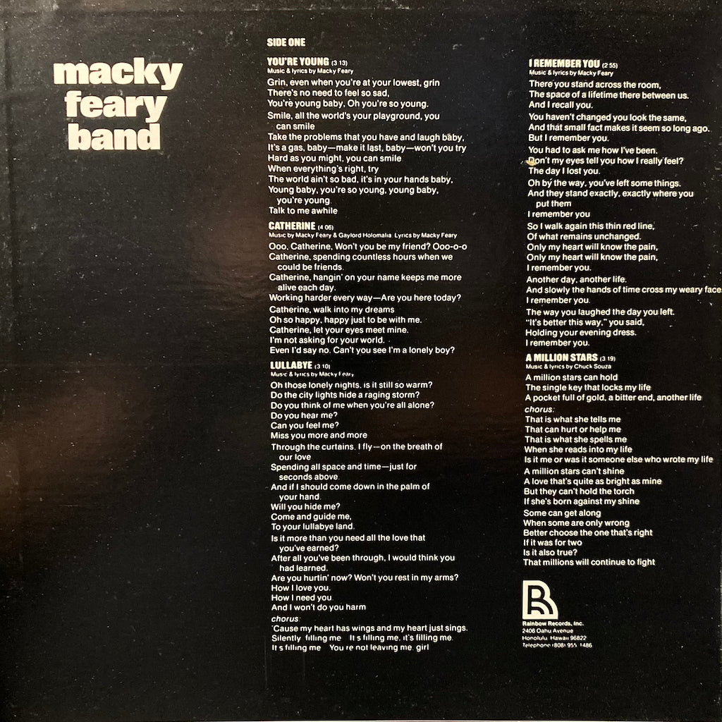 Macky Feary Band - Macky Feary Band
