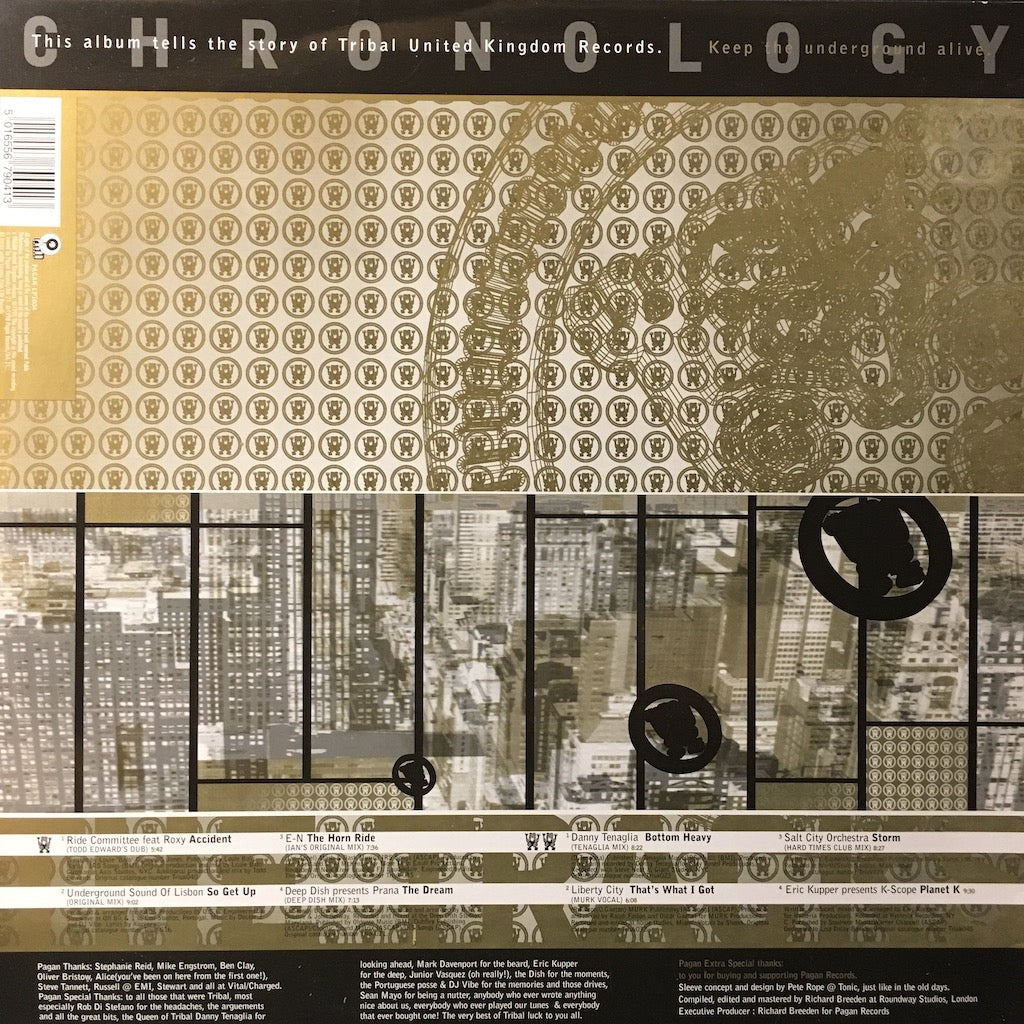 V/A  Tribal United Kingdom - Chronology 1993-1996 2LP