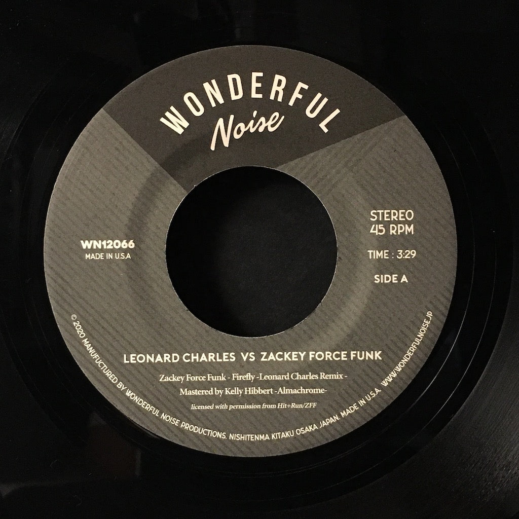 Leonard Charles Vs Cackey Force Funk - Firefly/My 45 (7 inches of love) 7"