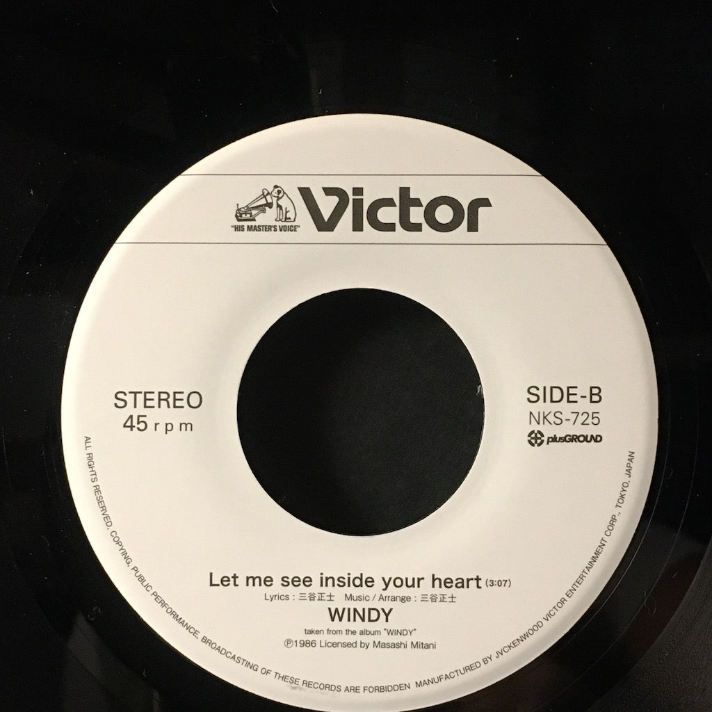 Windy - Everlasting Love/Let Me See Inside Your Heart 7"