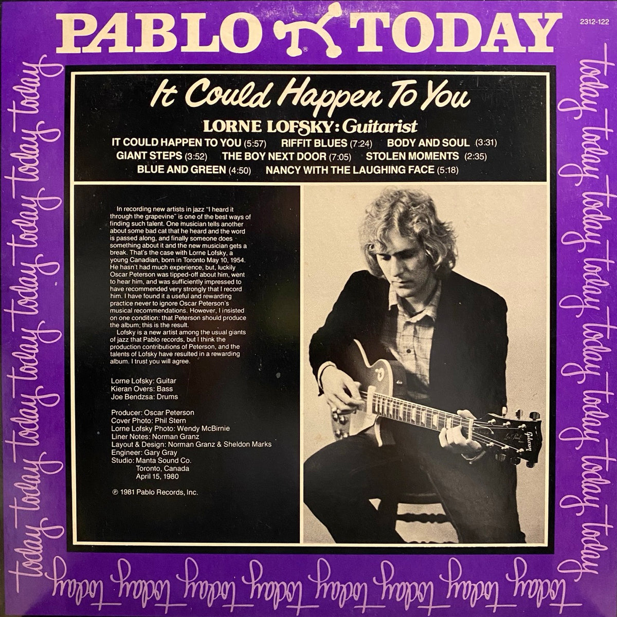 Lorne Lofsky – It Could Happen To You
