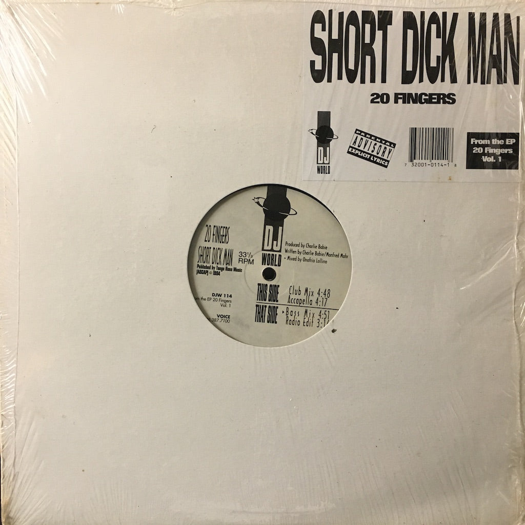 20 Fingers Short Dick Man [12] Ags Honolulu