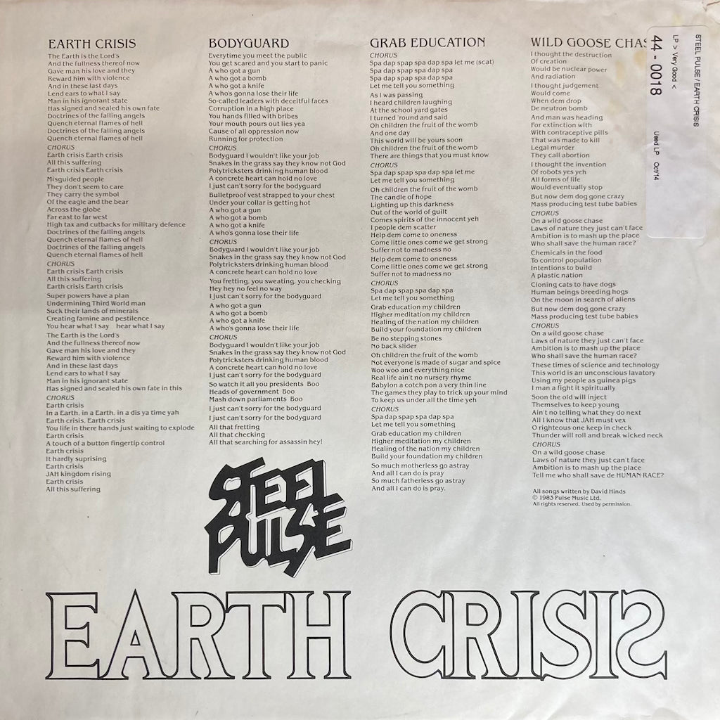Steel Pulse - In Crisis