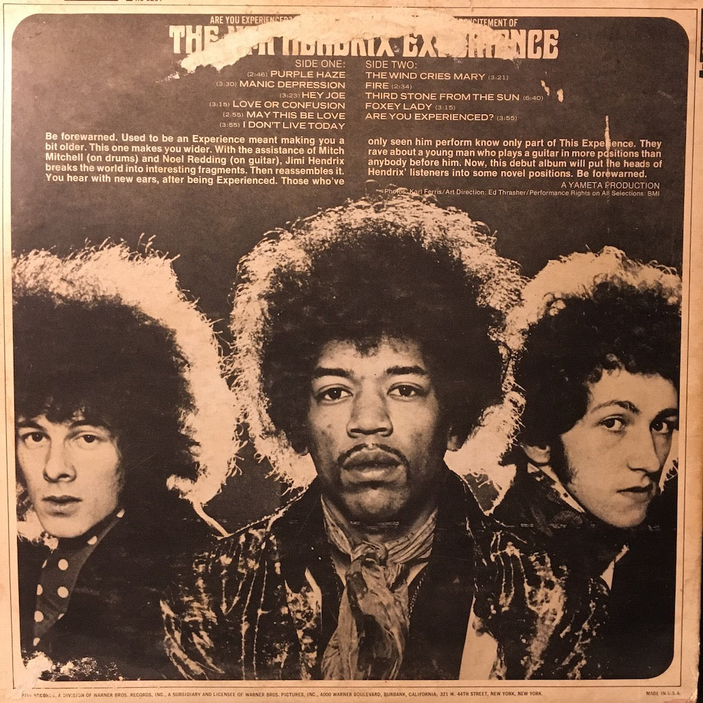 Jimi Hendrix - The Jimi Hendrix Experience, Are You Experienced