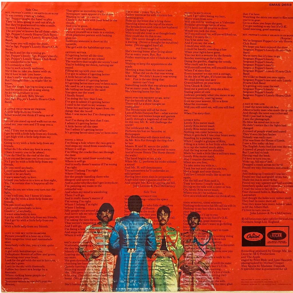 The Beatles - Sgt. Pepper's Lonely Hearts Club Band [Includes Insert]