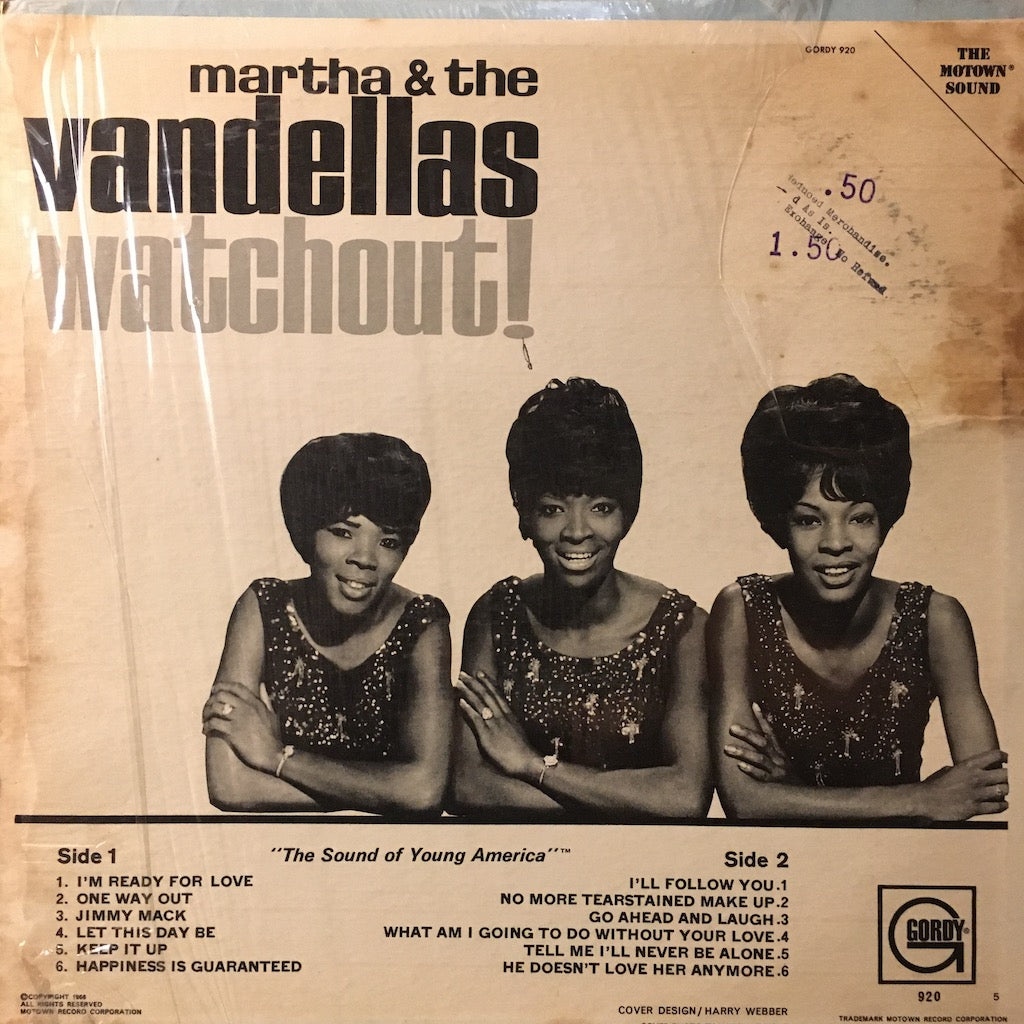 Martha & The Vandellas - Watchout!