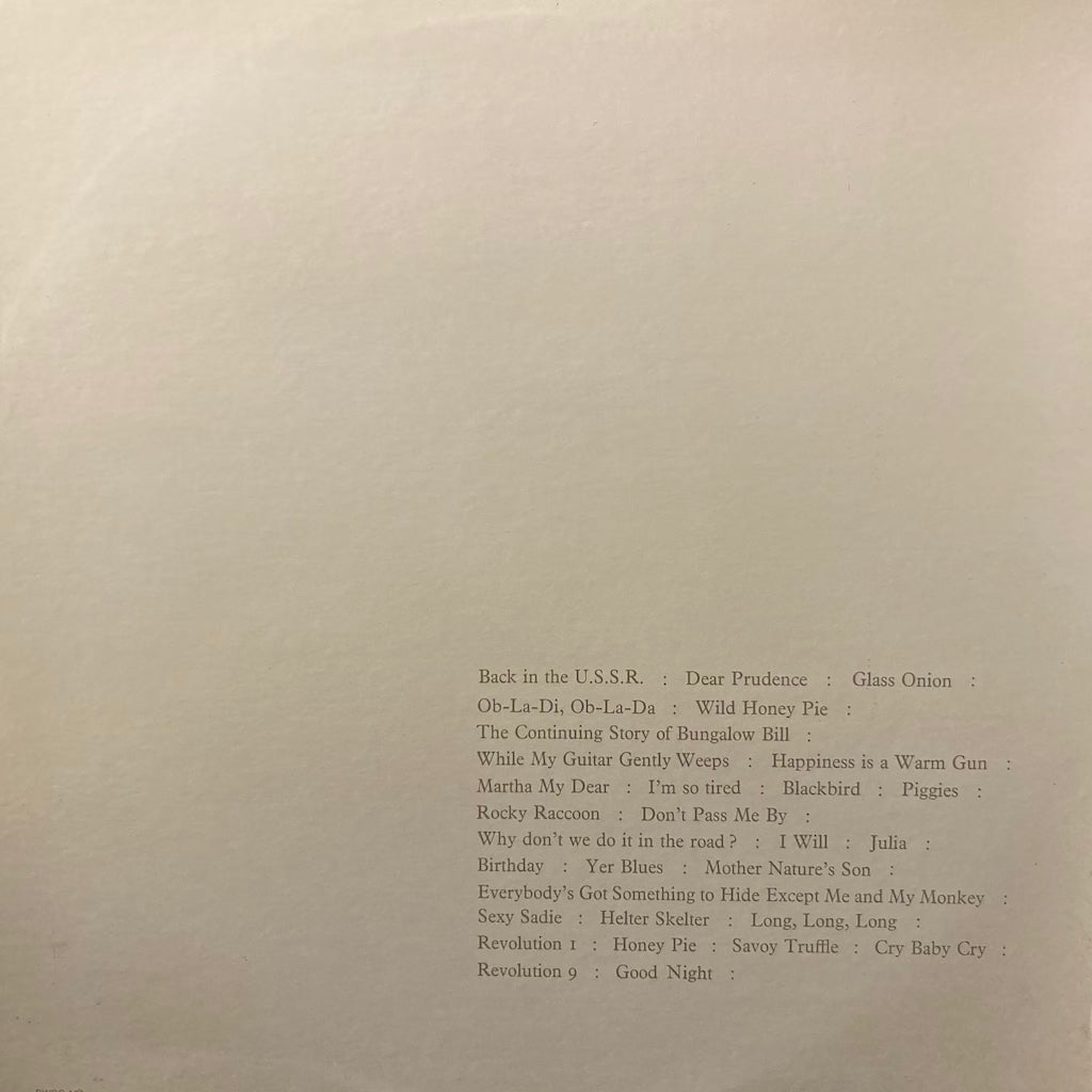 The Beatles - White Album [Includes Poster]