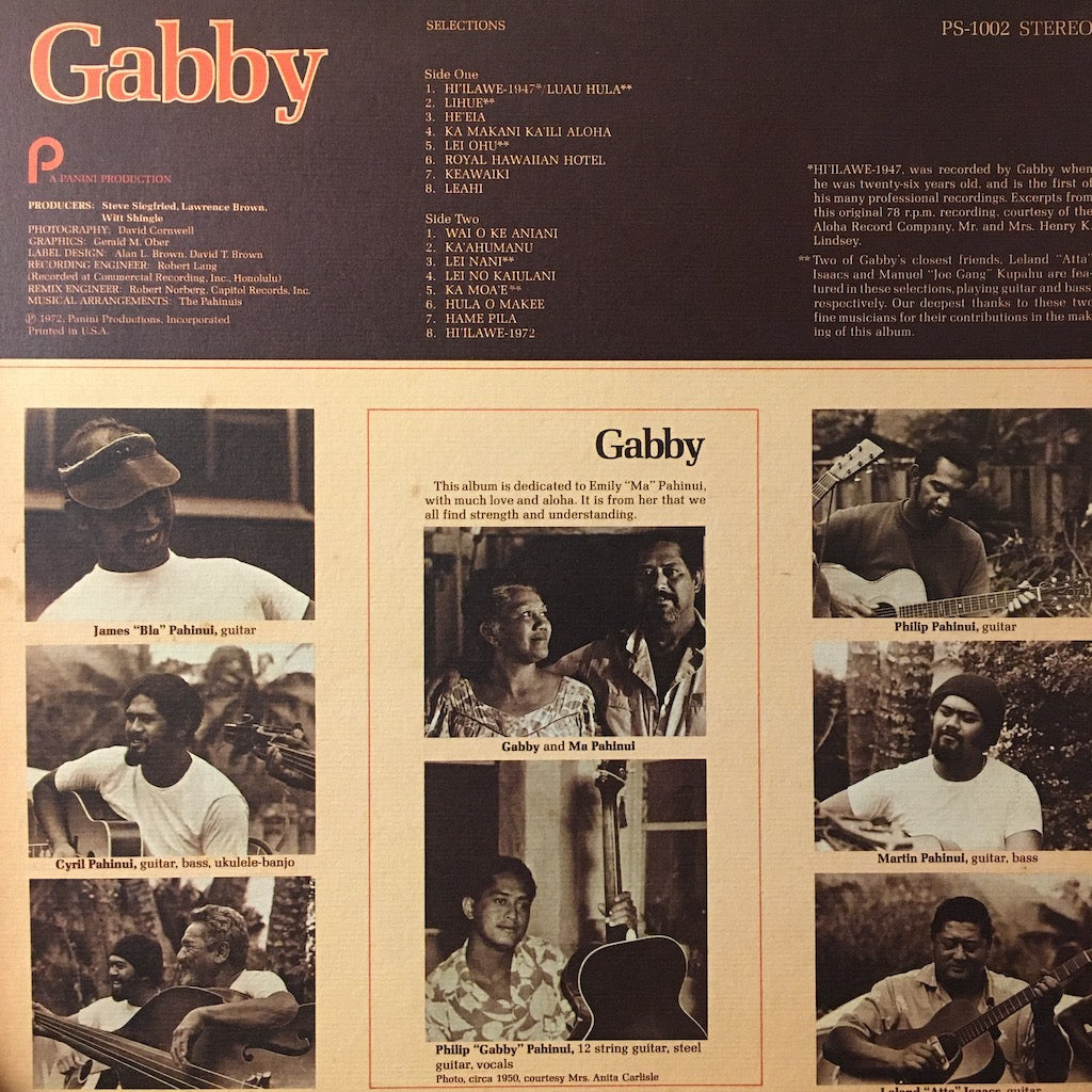 Gabby Pahinui - Gabby