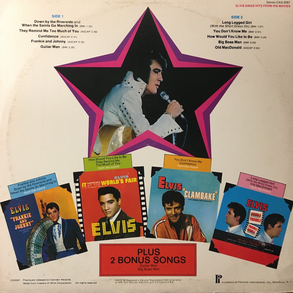 Elvis Presley - Elvis Sings Hits from his Movies Vol 1