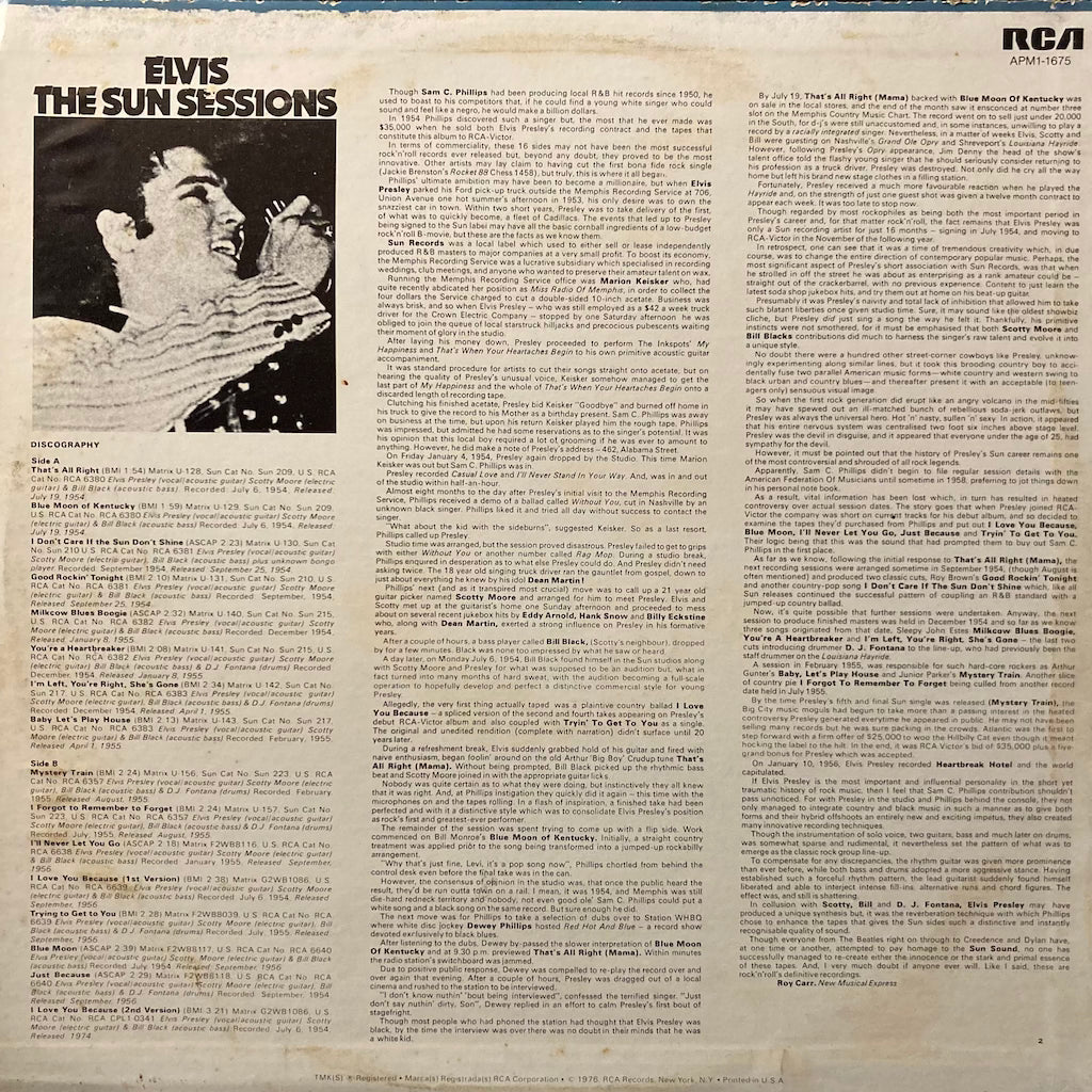 Elvis Presley - The Sun Sessions