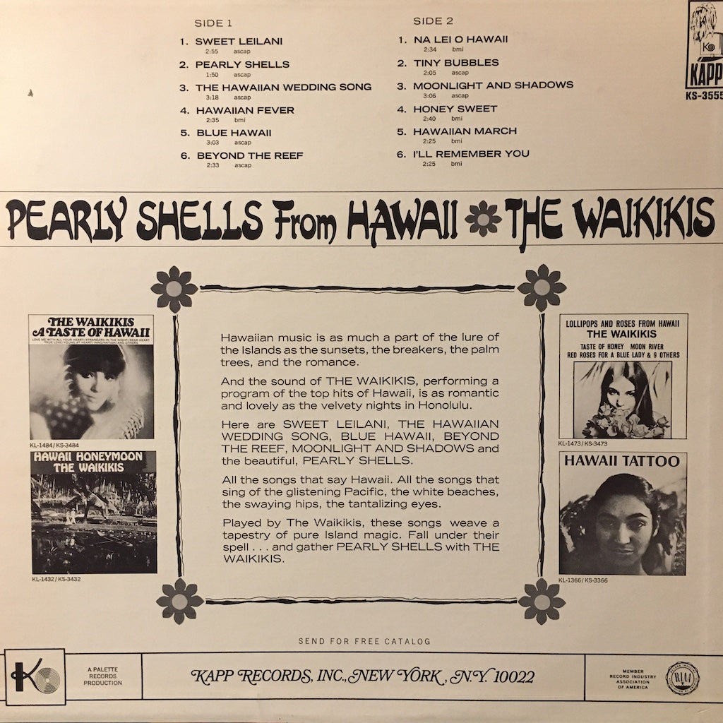 The Waikikis - Pearly Shells From Hawaii