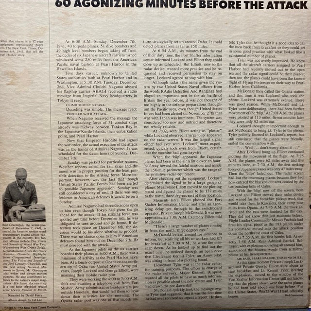 The New York Times - Pearl Harbour Dec.7,1941