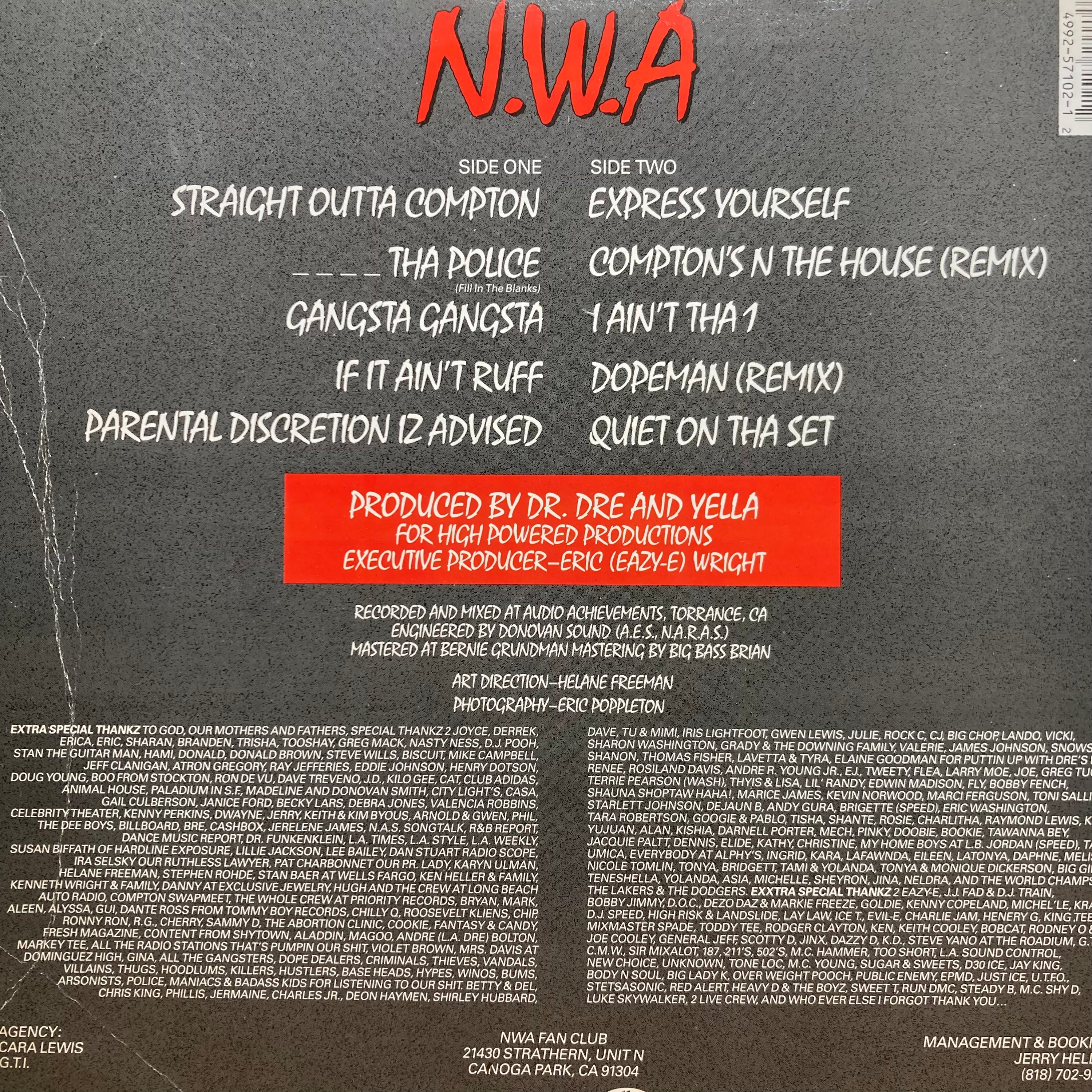 N.W.A. - Straight Outta Compton