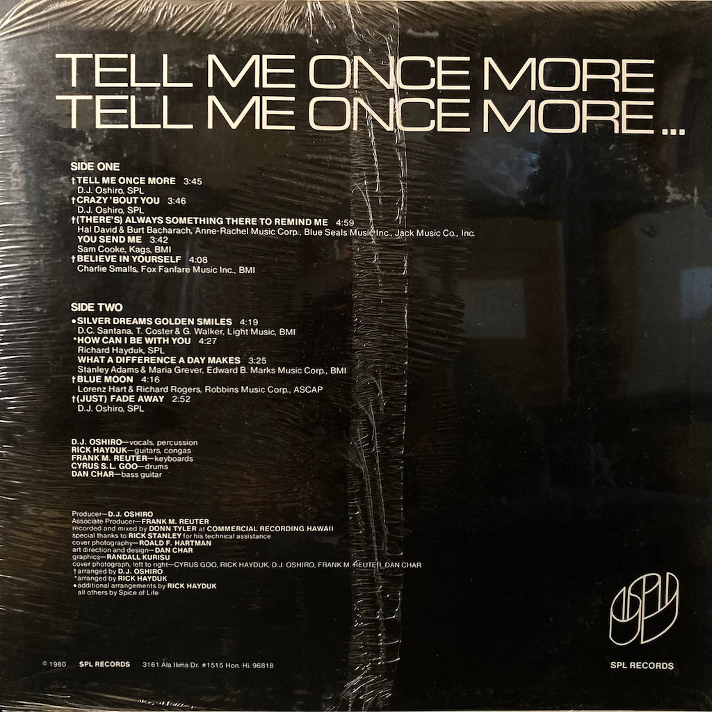 DJ & The Spice Of Life - Tell Me Once More [SEALED]