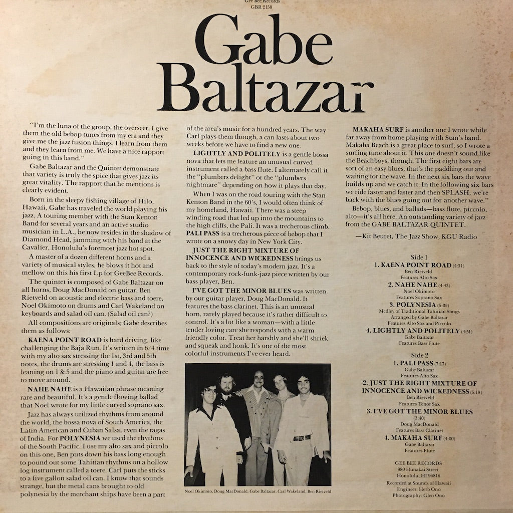 Gabe Baltazar - Gabe Baltazar